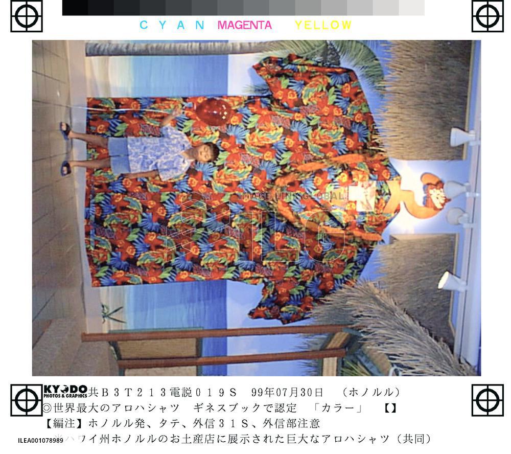 Guinness Book lists world biggest aloha shirt