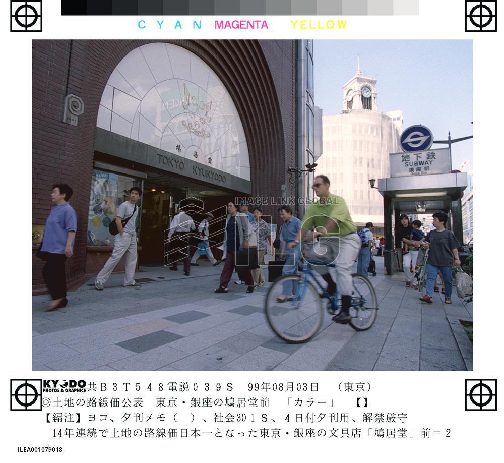 Japanese land prices fall for 7th straight year