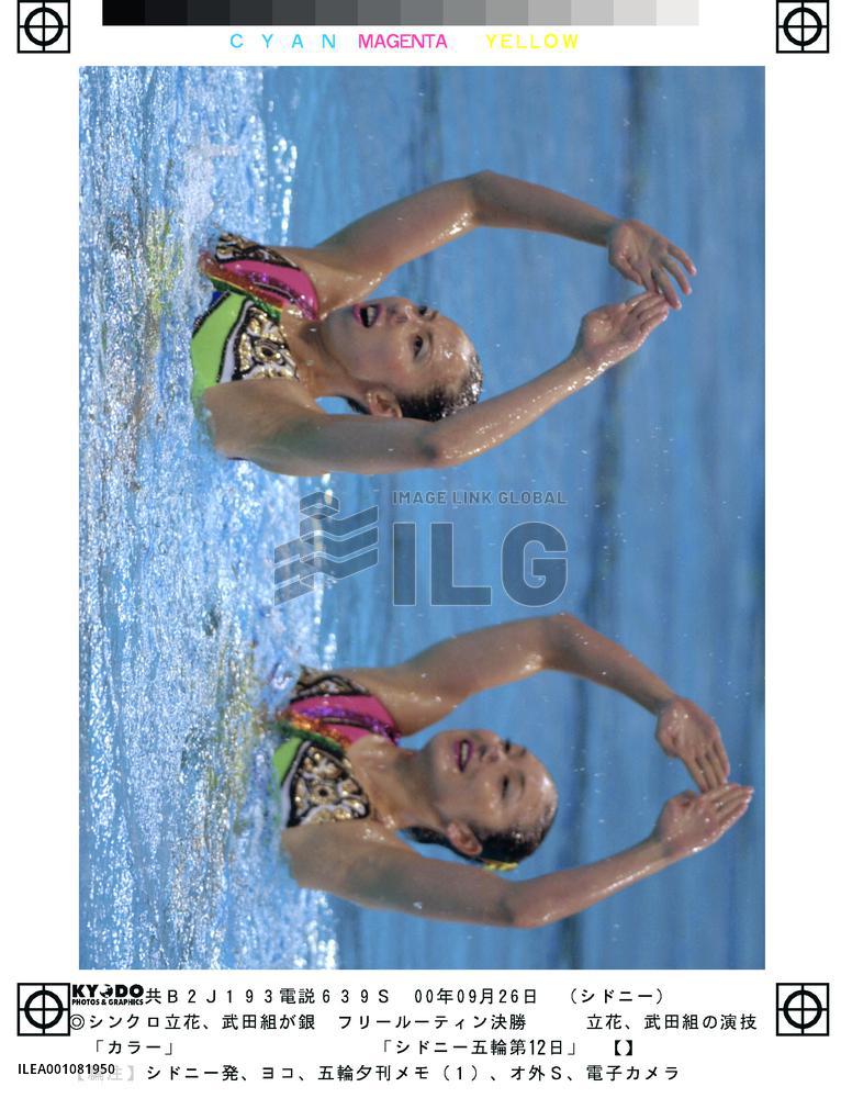 Japan duo wins silver in Olympic synchronized swimming