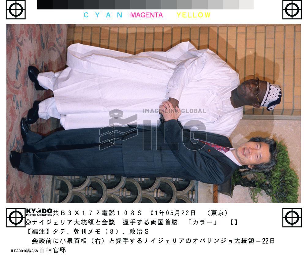 Koizumi meets resident Obasanjo