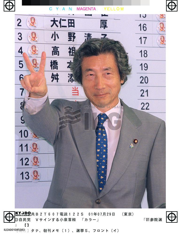 Koizumi-led ruling bloc secures majority in upper house