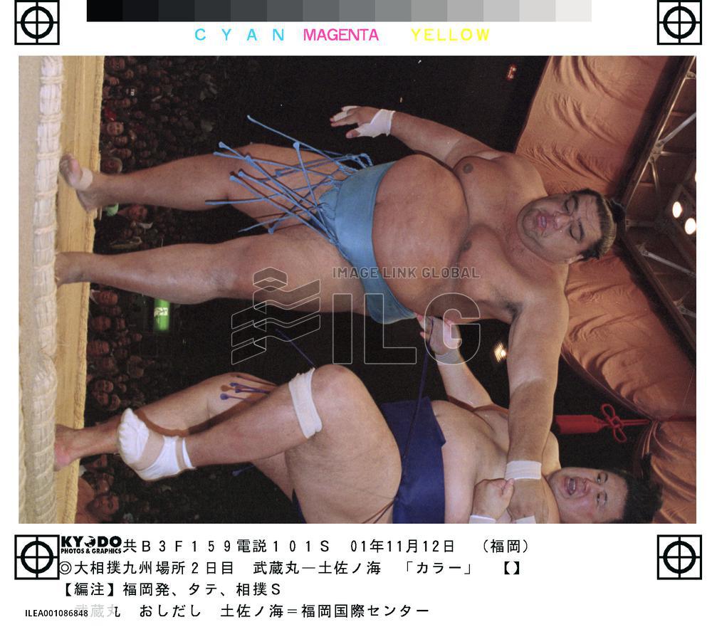 Musashimaru gets 2nd win in row at Kyushu sumo tourney