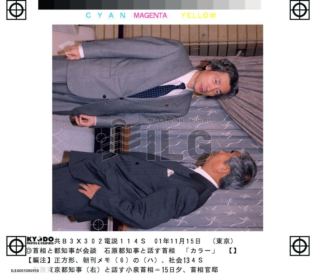 Tokyo gov. urges Koizumi to promote road-sector reforms