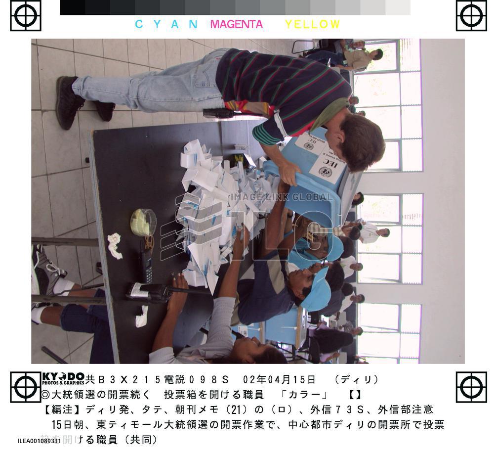 Ballot counting starts in E. Timor presidential poll