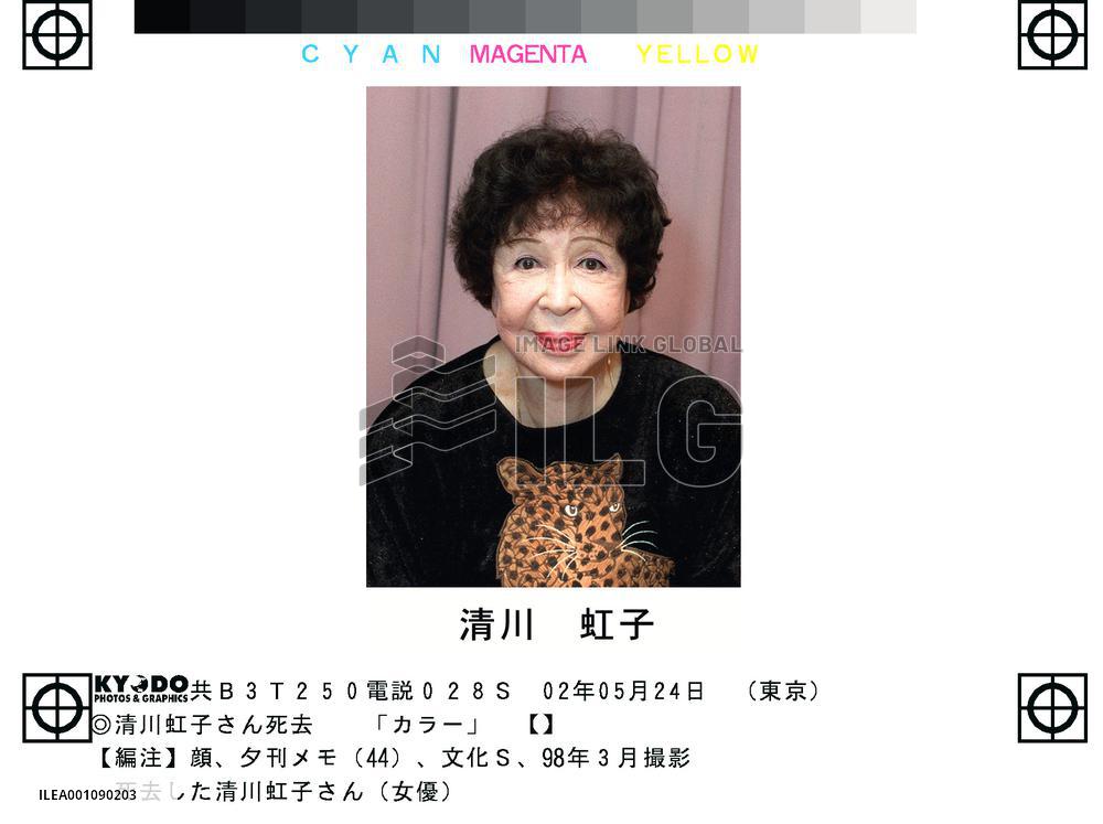 Comic actress Kiyokawa dies at 89