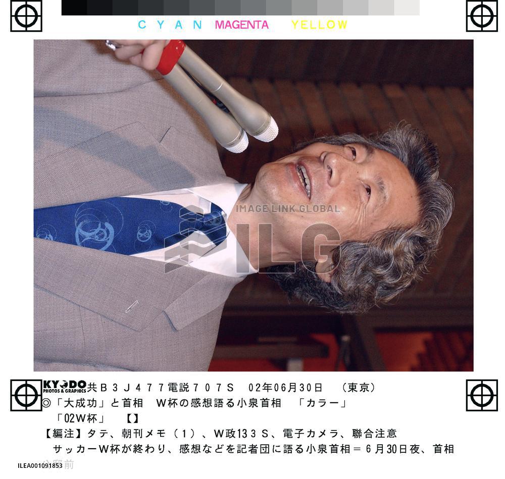 Koizumi speaks about World Cup finals