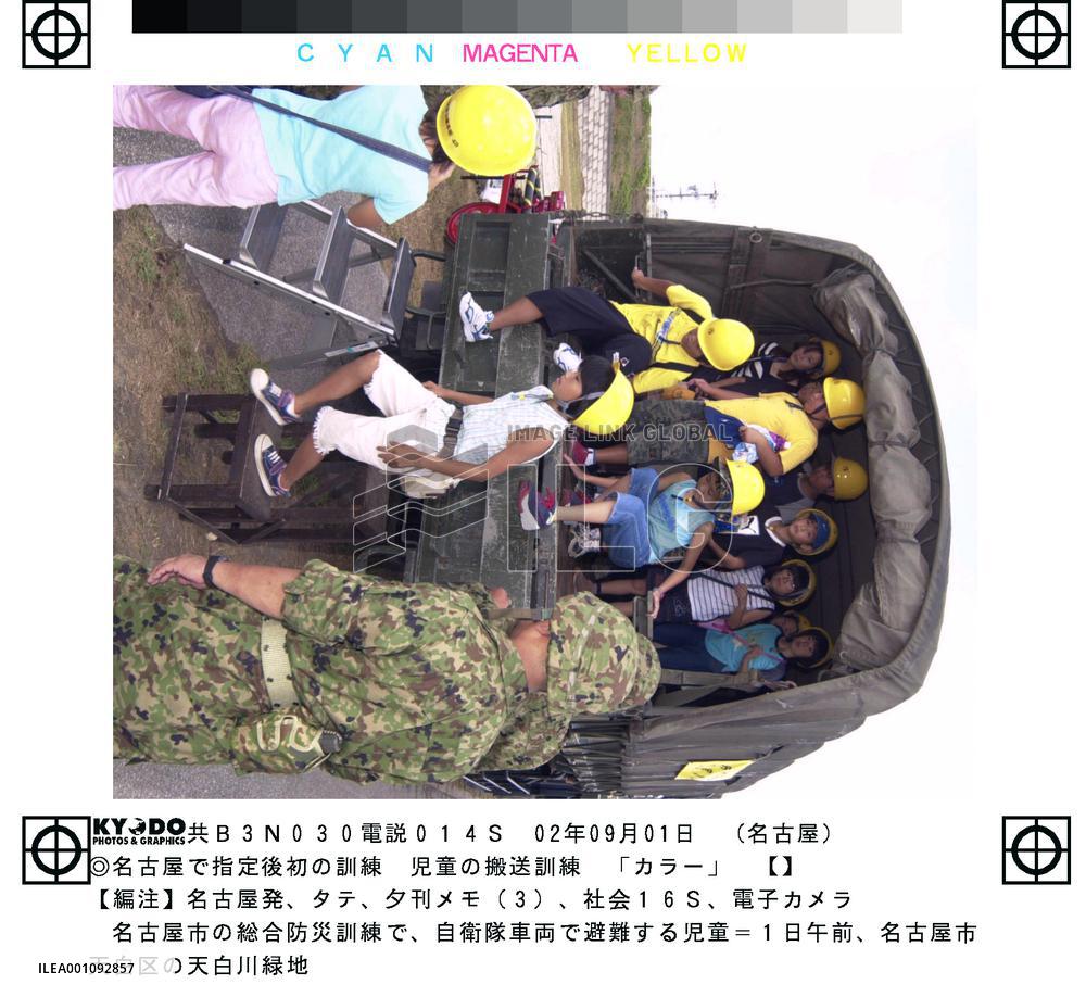 (3)Disaster drills conducted in Japan