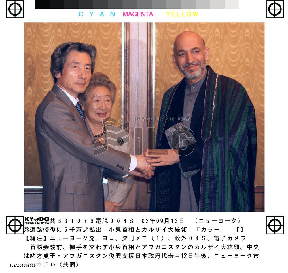 Koizumi meets Karzai