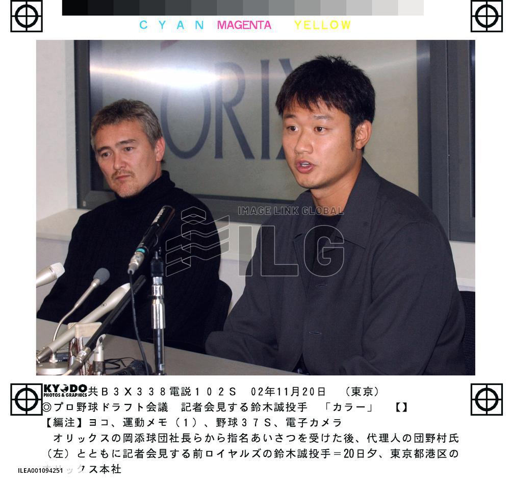 Orix selects Suzuki in baseball draft+