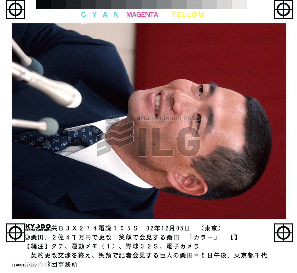 Kuwata re-signs with Yomiuri