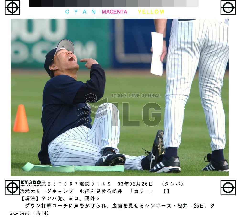 Matsui in spring training