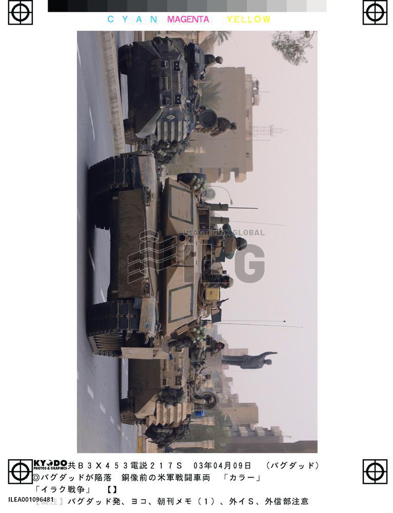 (8)Saddam's grip on Baghdad collapses