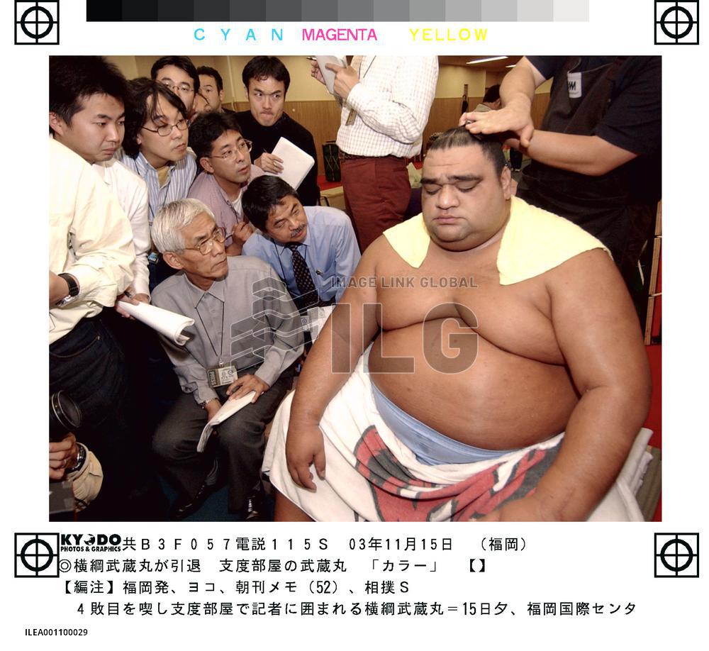 (3)Musashimaru retires after failed comeback