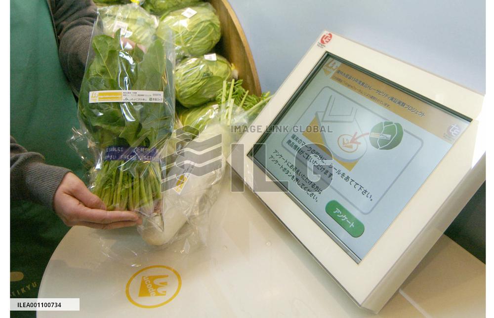 Experiment begins to track farm products with IC tags