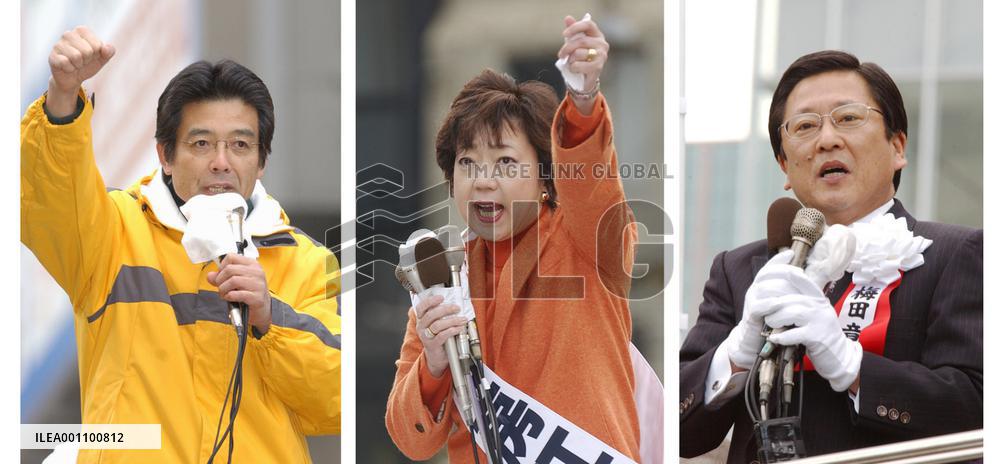Osaka Gov. Ota faces 2 main challengers in reelection bid