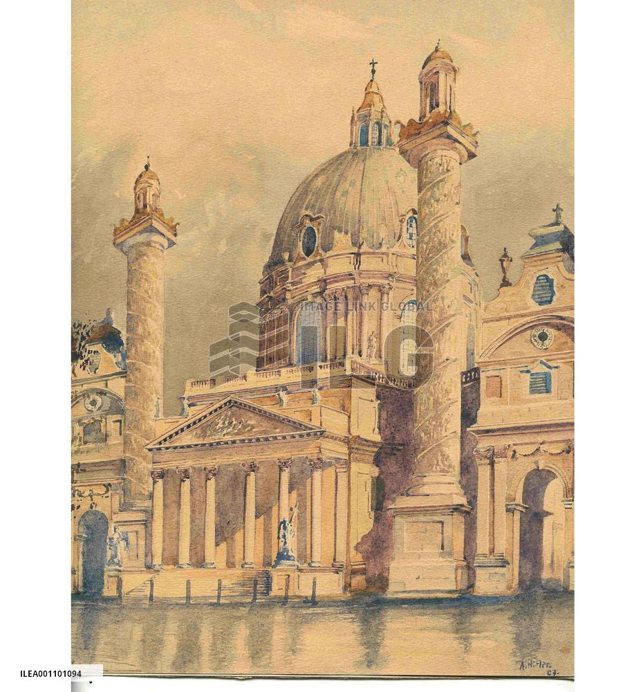 Watercolor by Hitler to be shown in Tokyo