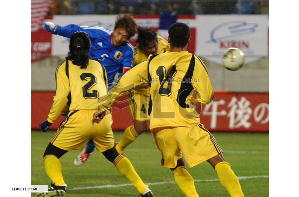 (2)Japan beat Malaysia in friendly soccer match