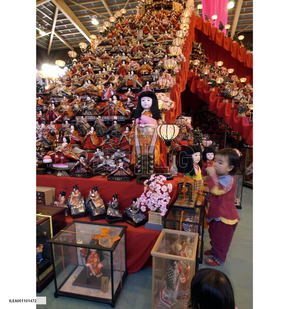 15,000 dolls on display in 'Big Doll Festival'.