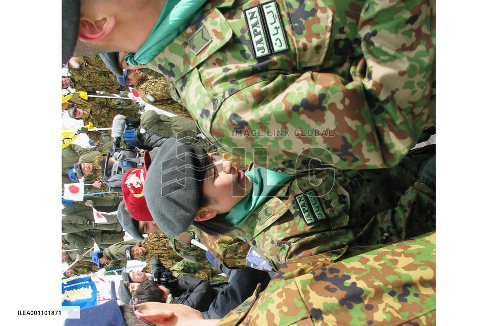 2nd wave of main GSDF force to head for Iraq mission