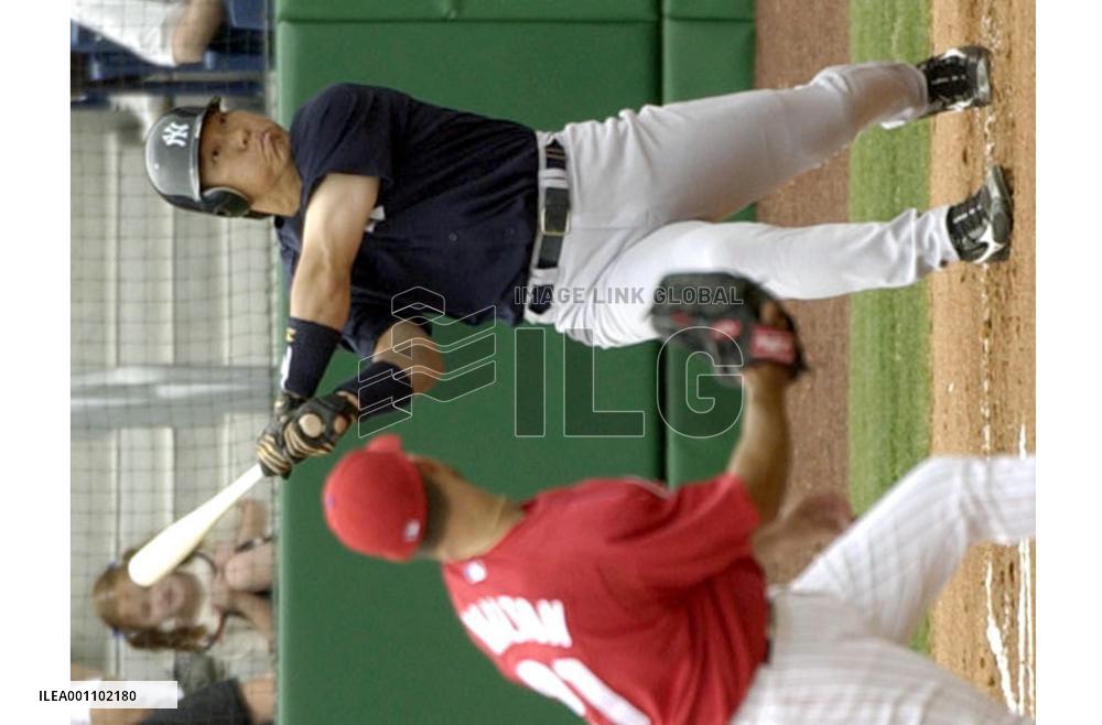 (1)Yankees' Matsui in U.S. and Japan
