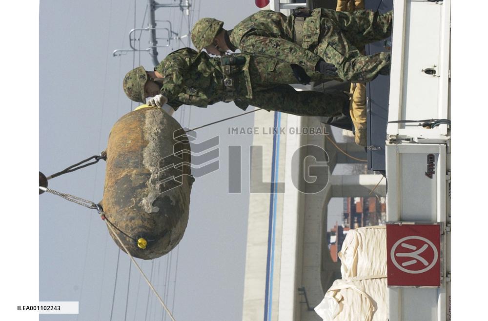 WWII bomb disposed of in Nagoya