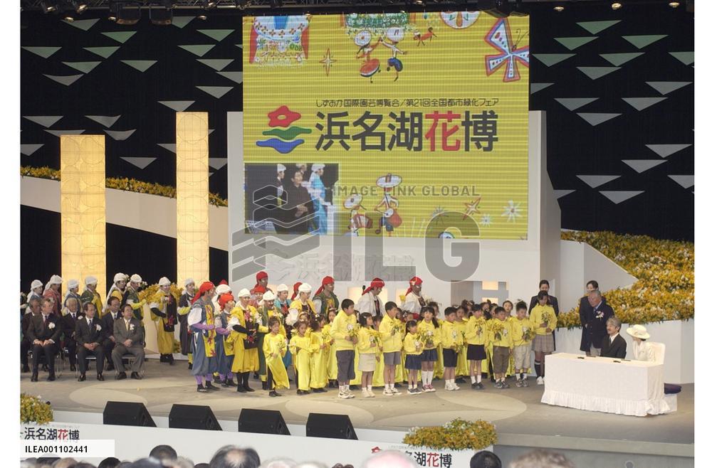 (1)Major flower exhibition to open in Shizuoka Pref.