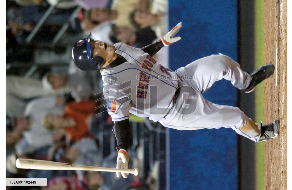 Mets' Matsui goes 1-for-4 against Braves