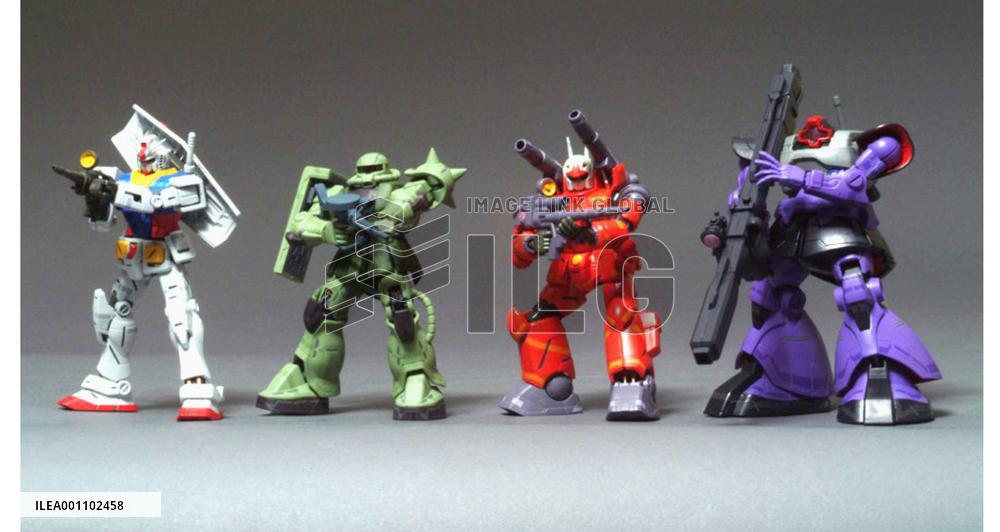 Bandai to launch new plastic models of 'Gundam' characters