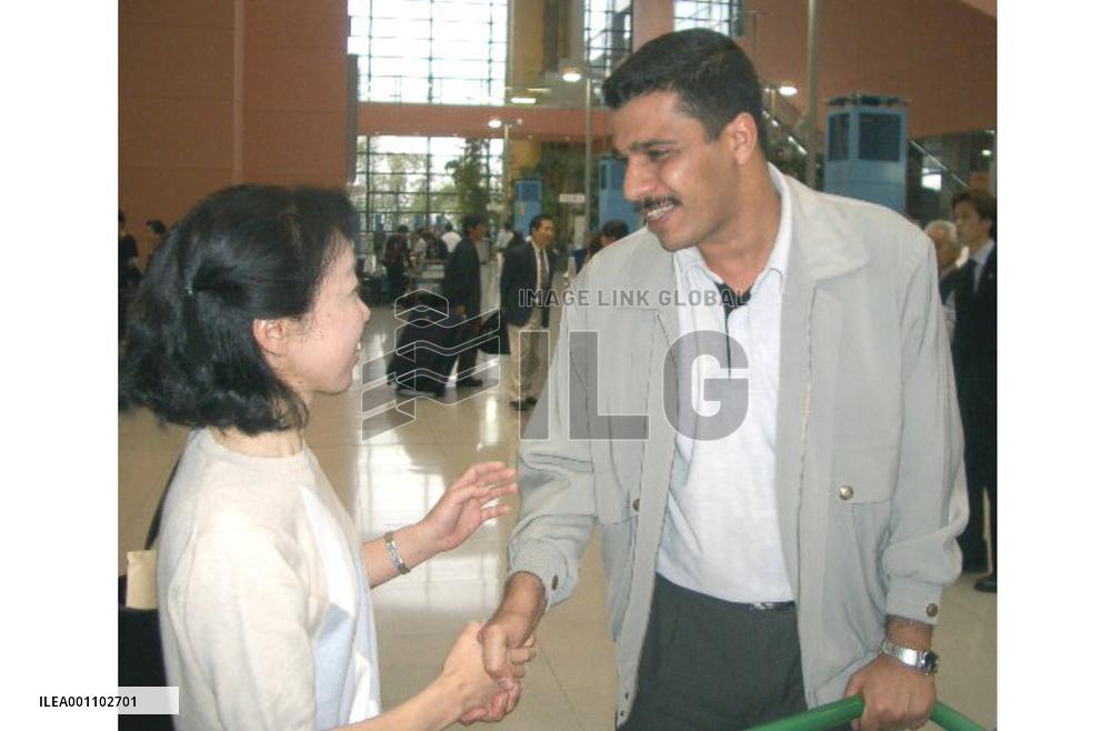 Iraqi doctor arrives in Japan for training