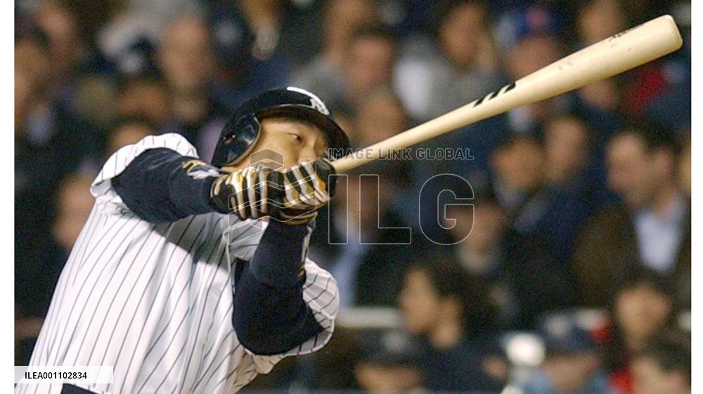 Hideki Matsui struck out