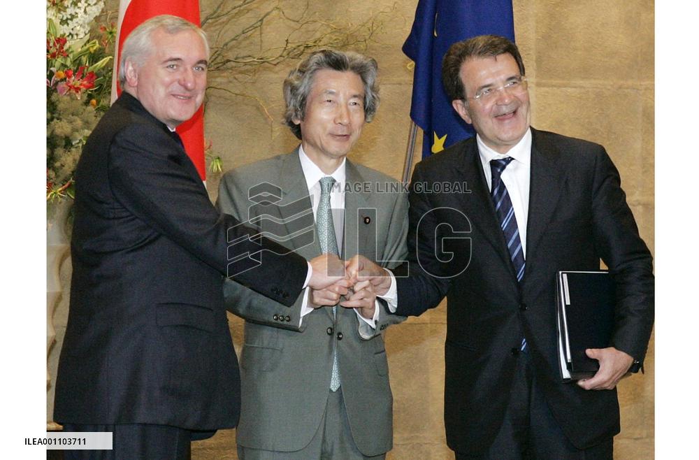 Japan, EU begin summit talks, eyeing Iraq, N. Korea, WTO