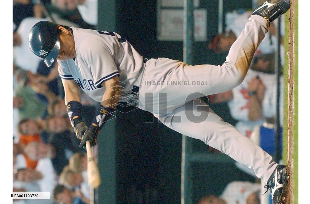 Yankees' Matsui goes 1-for-4 against Orioles