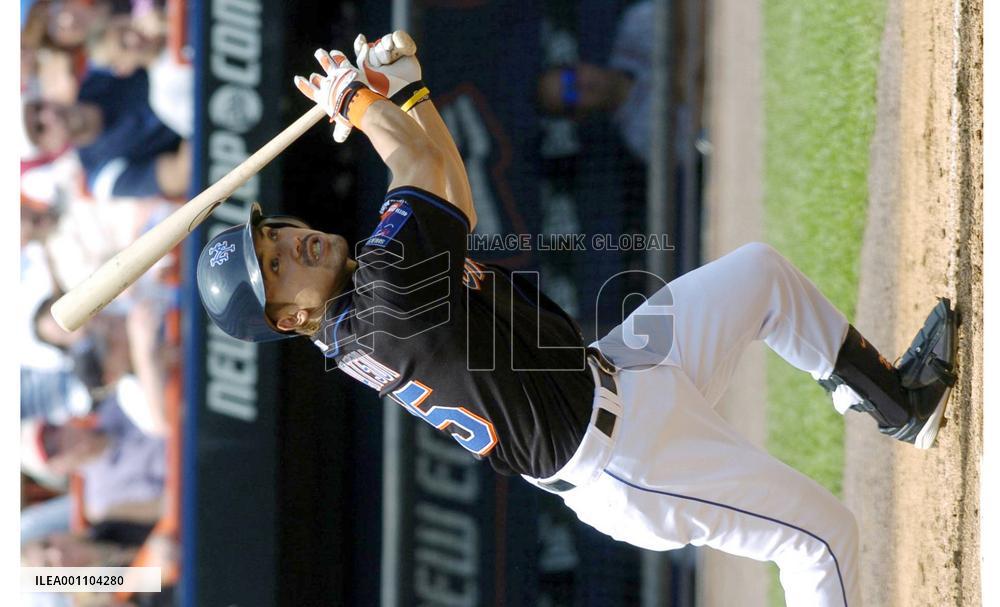 Mets' Matsui goes 1-for-4 against Braves