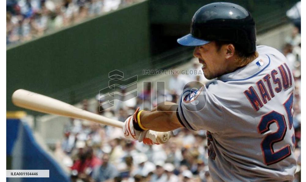 Mets' Matsui goes 1-for-4 against Braves