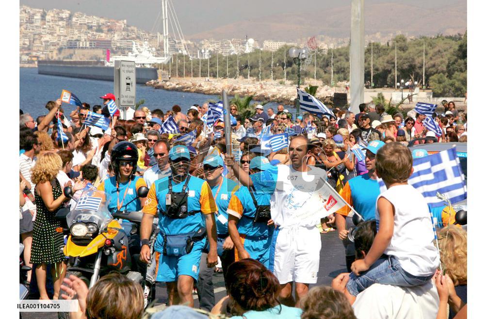 (1)Torch relay at final stage