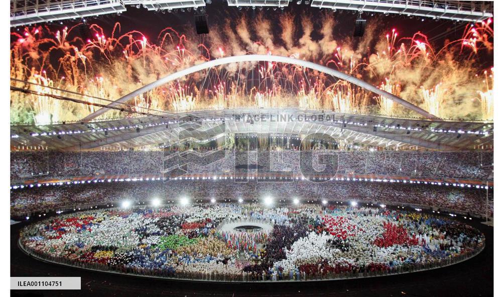 (9)Biggest Olympic Games open in Athens amid tight security
