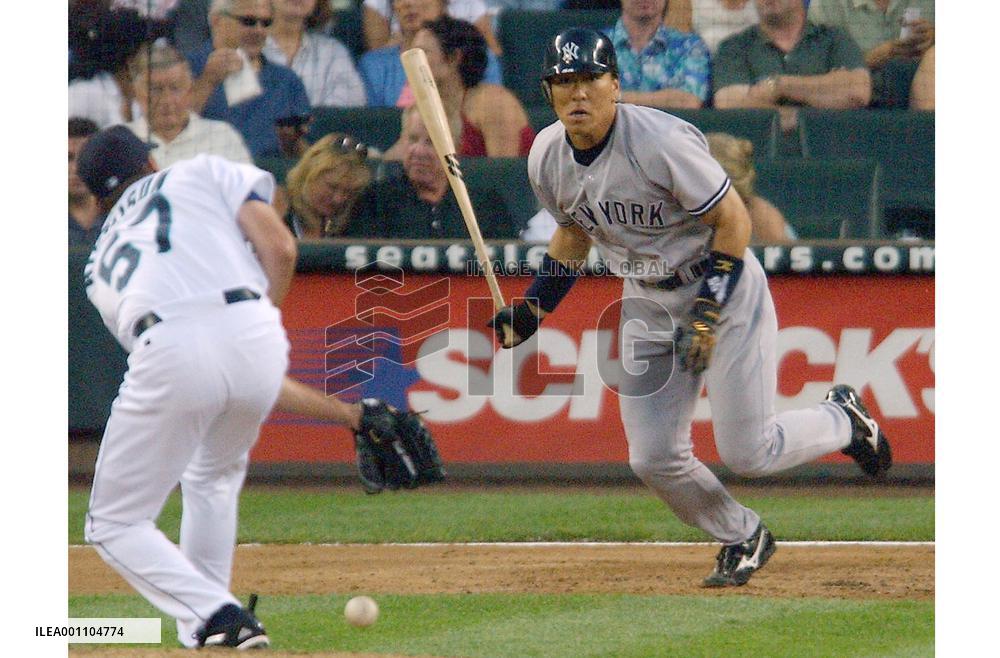 Yankees' Matsui goes 1-for-4 against Mariners