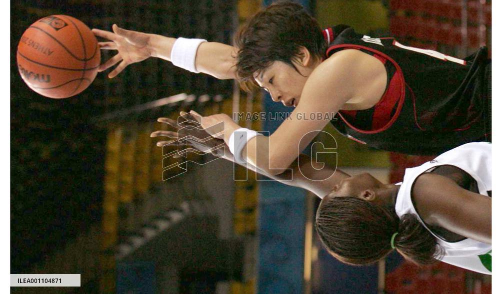 (3) Japan's women pick up 1st win at Athens basketball