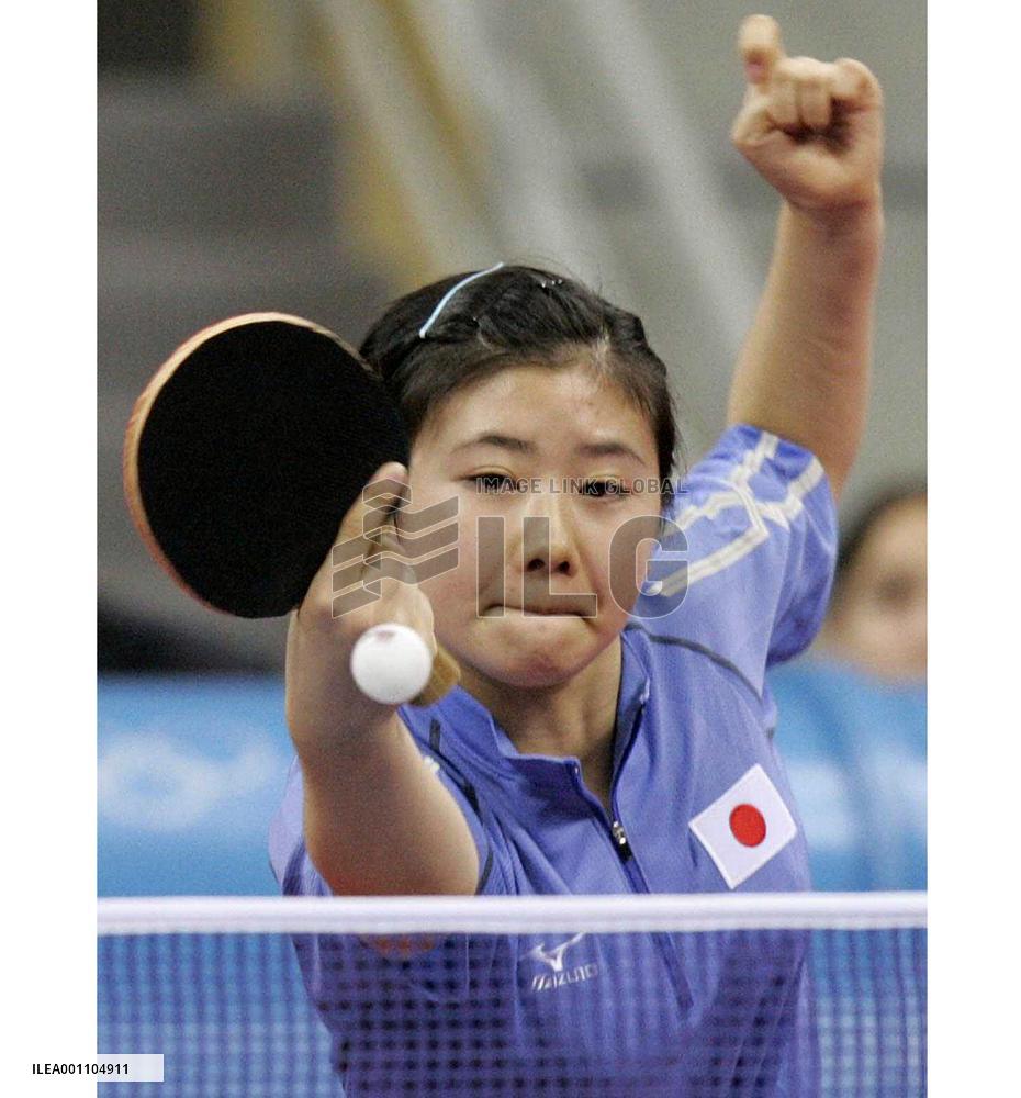 (1)Fukuhara joins best-16 group in table tennis