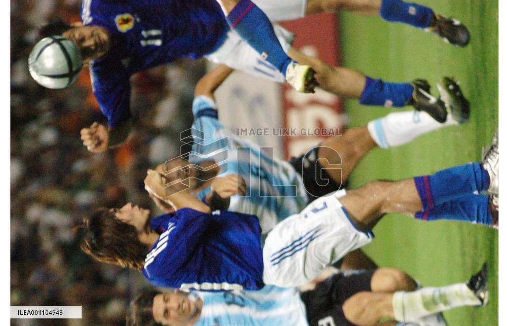 (4)Argentina beat Japan in soccer friendly