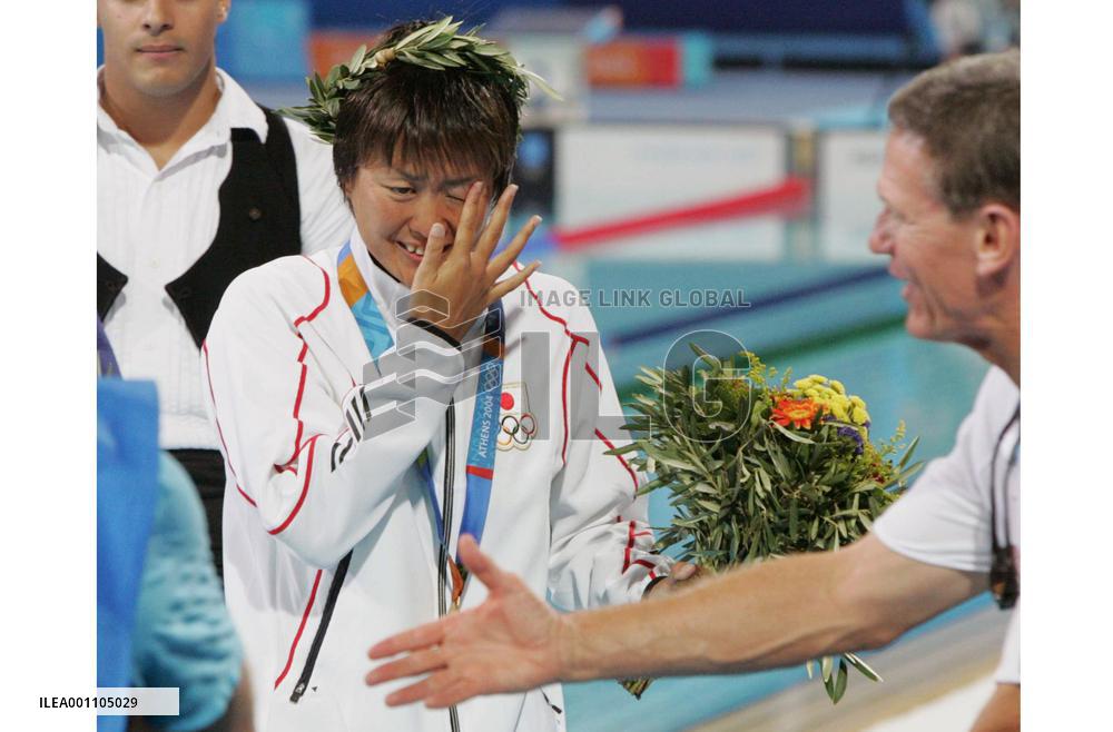 (3)Shibata wins women's 800 free in Olympics