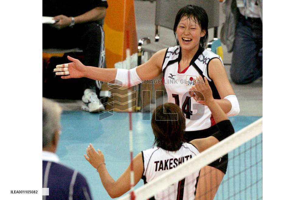 (1)Japan crushes Kenya in Athens volleyball
