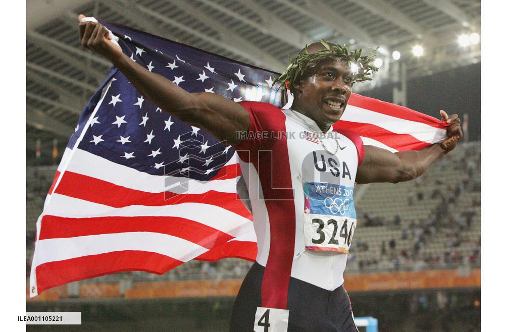 (3)U.S. athletes capture all medals in men's 200 meters