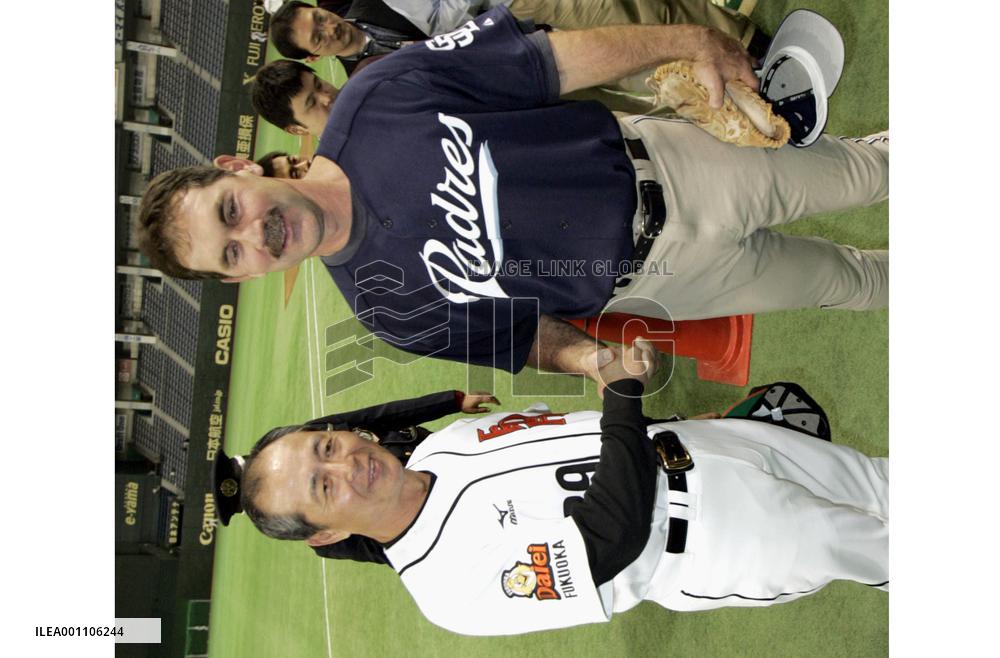 (1)Japan-U.S. postseason all-star exhibition baseball games