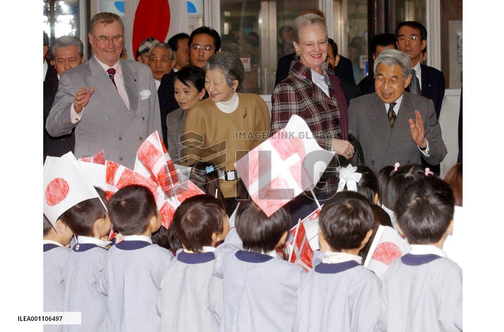 Danish Queen Margrethe II visits Gunma Pref.