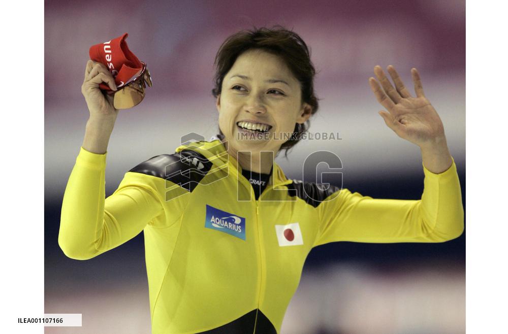 Okazaki wins World Cup 500 meters