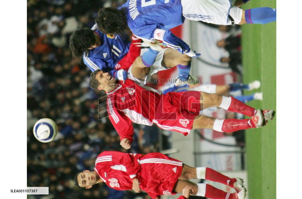 (1)Japan beat Syria 3-0 in friendly