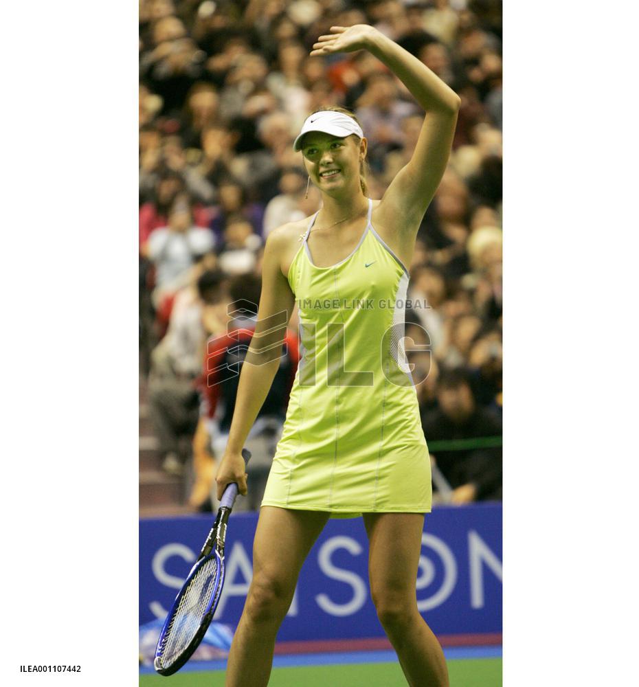 (1)Sharapova edges Davenport for 1st Pan Pacific Open crown