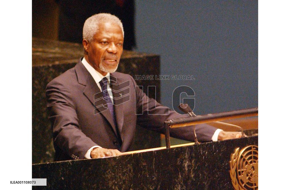(1)Annan eyes 'representative' UNSC, mentions Japan as candidate