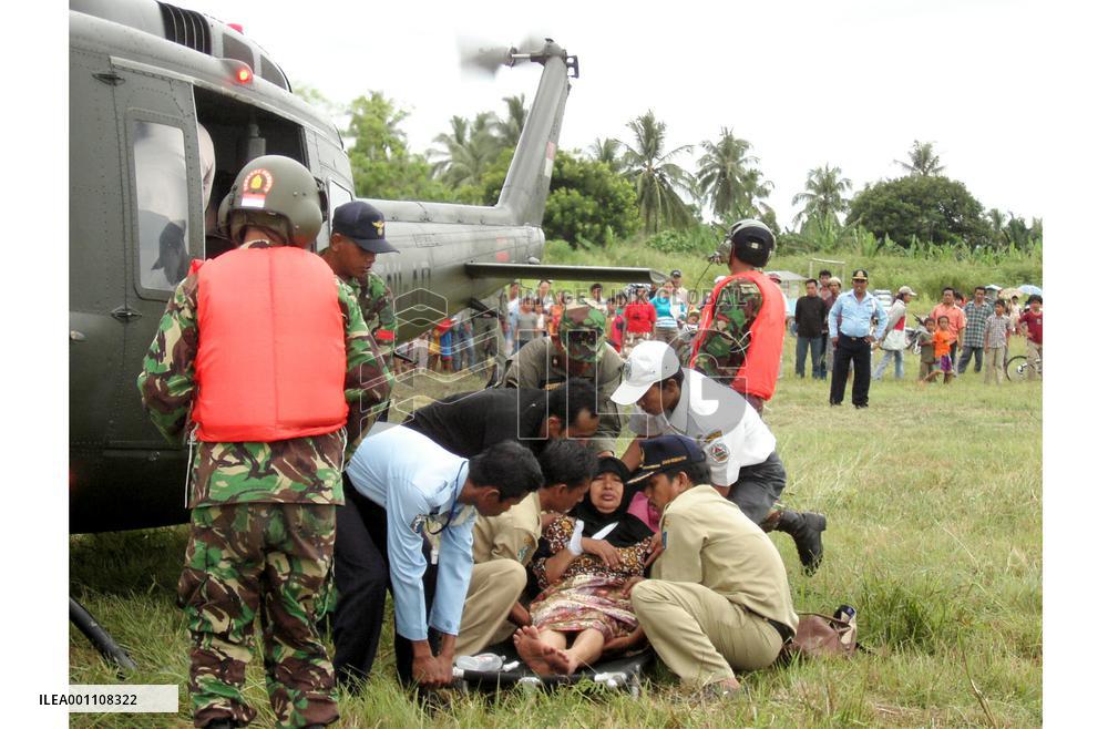 Woman rescued on Nias Island after quake